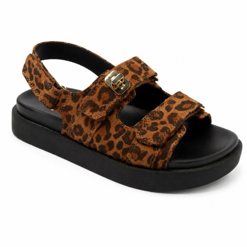 Girls‎ Size 1 Art Class Verity Platform Sandals Leopard New With Tags